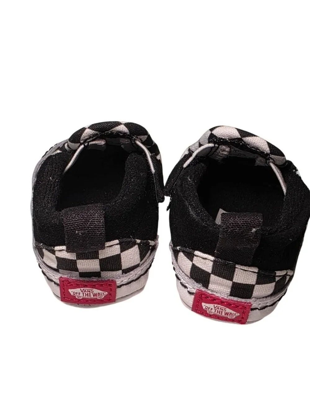 Vans Toddler Slip-On Shoes In Black & White Checkered infant (SKU#2132)